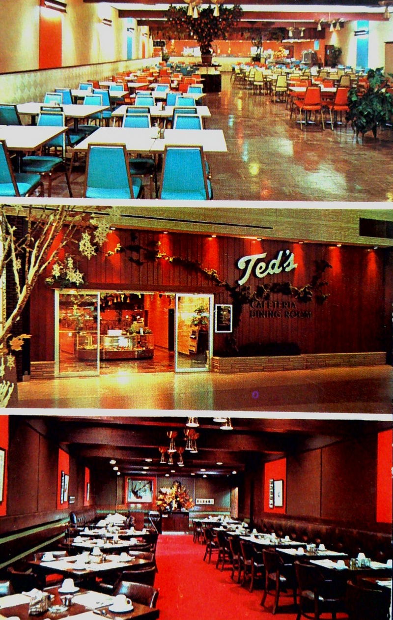Teds Drive-In (Teds Trailer) - Old Postcard (newer photo)